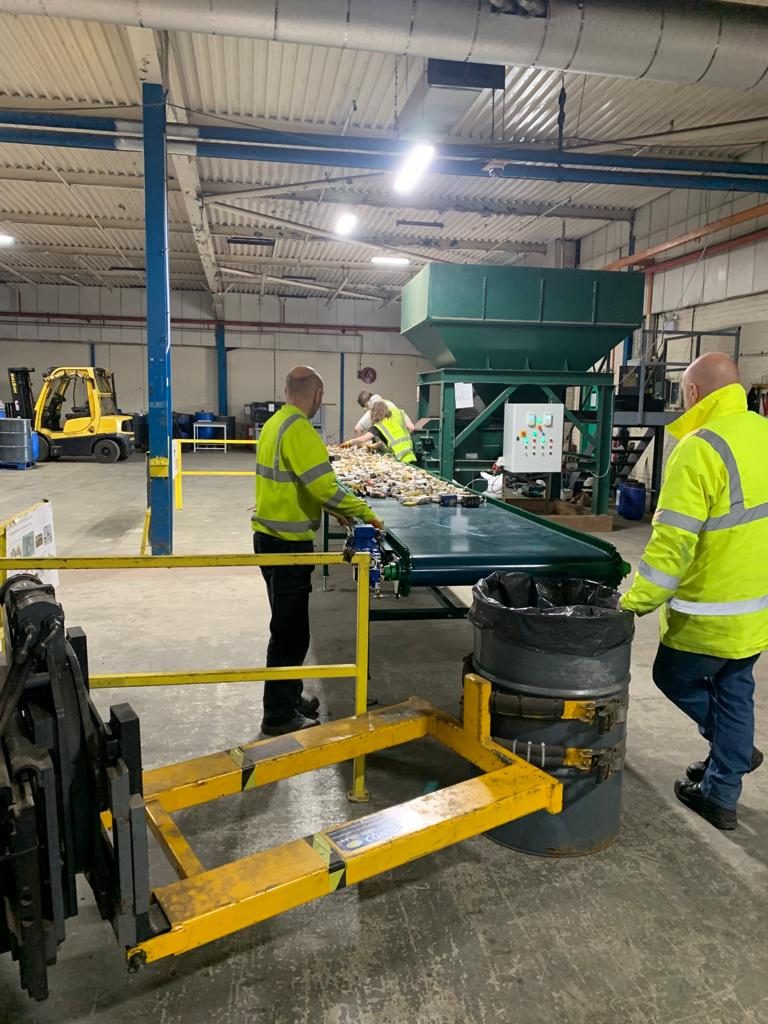Battery materials operations floor